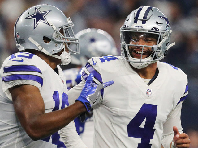 Prescott, Cowboys beat Giants 44-20 year after ankle injury