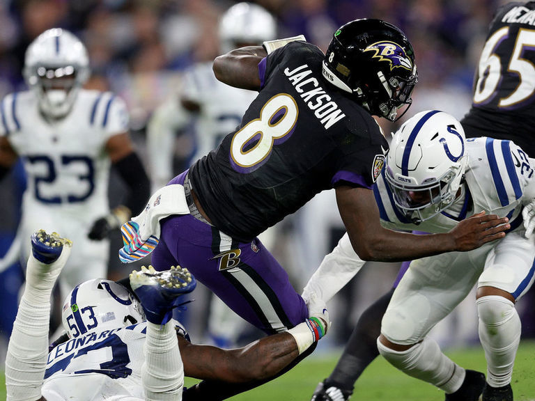 Ravens' streak of consecutive 100yard rushing games ends in MNF win