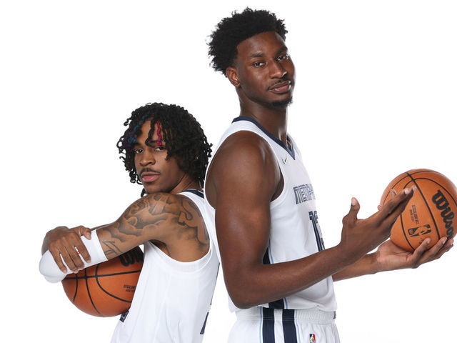 Download Ja Morant And Jaren Jackson Jr. Wallpaper