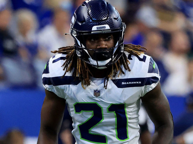 Seattle Seahawks cornerback Tre Flowers (21) on the field during the first  half an NFL football