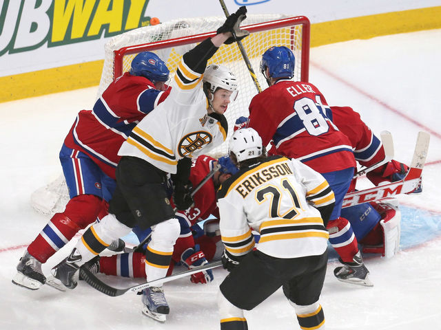 Bruins' Fraser scores overtime winner in Game 4, series vs. Canadiens tied at 2