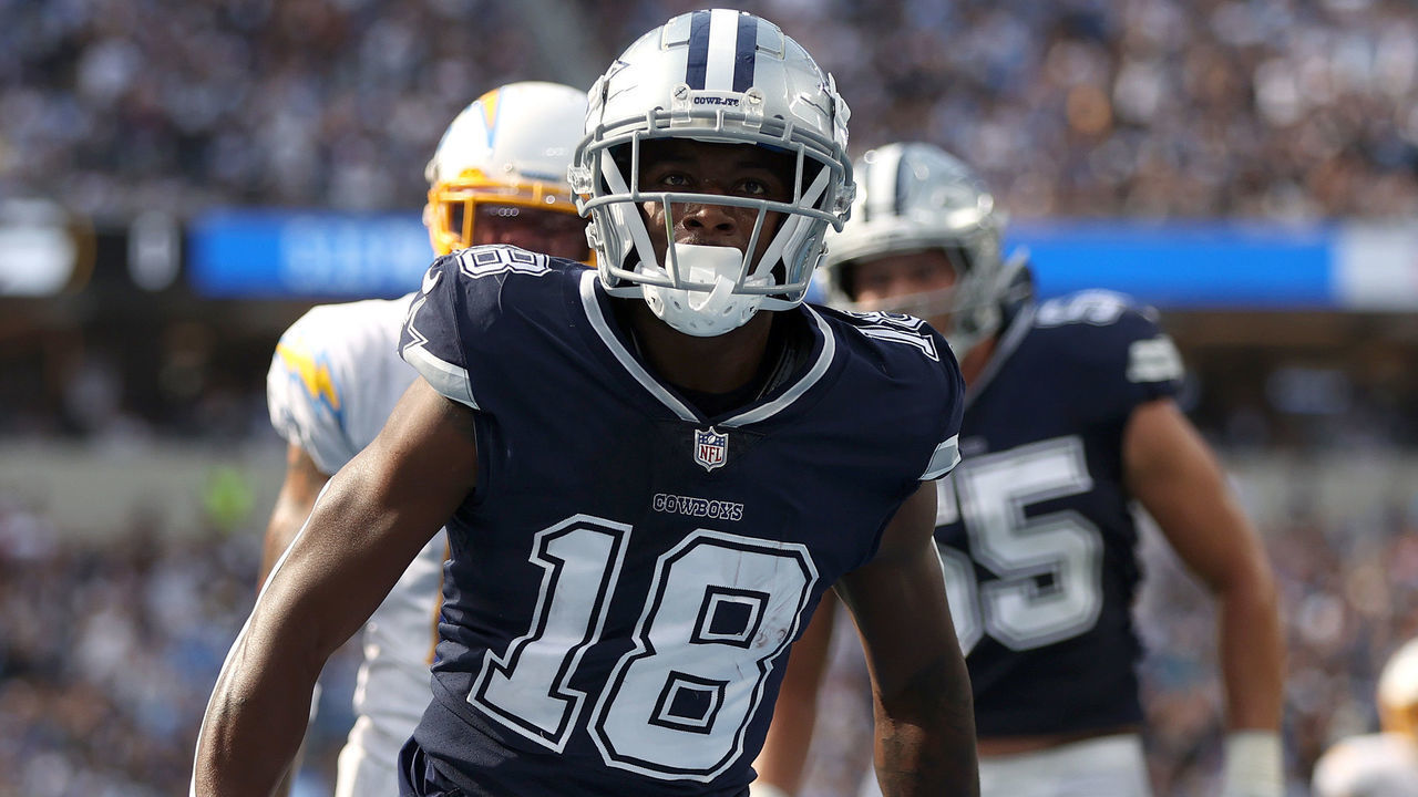 INGLEWOOD, CALIFORNIA - SEPTEMBER 19: Damontae Kazee #18 of the Dallas Cowboys at SoFi Stadium on September 19, 2021 in Inglewood, California.