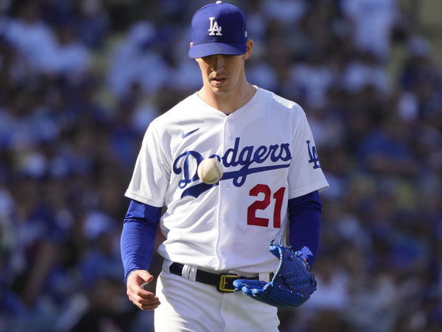 Download Walker Buehler Blue Uniform Wallpaper