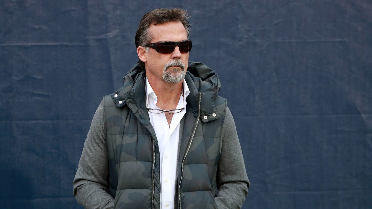 MEMPHIS, TN - MARCH 02: Jeff Fisher, former NFL Head Coach watches the action from the sideline during an Alliance of American Football game between the Memphis Express and the San Diego Fleet at Liberty Bowl Memorial Stadium on March 2, 2019 in Memphis, Tennessee. "n