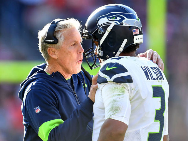 Seahawks coach Pete Carroll: Russell Wilson has ankle sprain