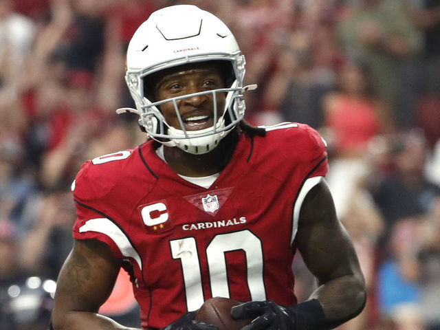 DeAndre Hopkins of the Arizona Cardinals celebrates after scoring a News  Photo - Getty Images