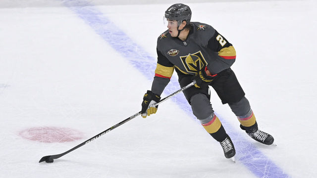 LAS VEGAS, NEVADA - OCTOBER 12: Zach Whitecloud #2 of the Vegas Golden Knights skates during the first period of a game against the Seatle Kraken at T-Mobile Arena on October 12, 2021 in Las Vegas, Nevada.
