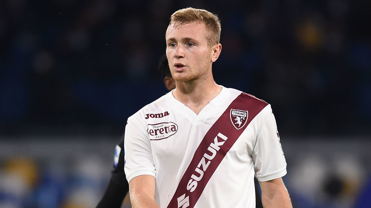 Tommaso Pobega of Torino FC during the Serie A match between SSC Napoli and FC Torino at Stadio Diego Armando Maradona Naples Italy on 17 October 2021.
