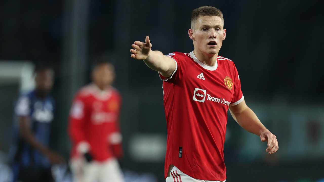 Scott McTominay (Manchester United) during the UEFA Champions League football match Atalanta BC vs Manchester United on November 02, 2021 at the Gewiss Stadium in Bergamo, Italy