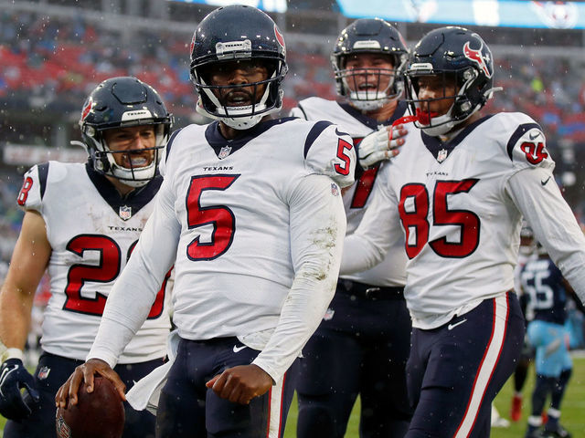 Texans snap Titans' 6-game win streak, notch 1st victory since Week 1