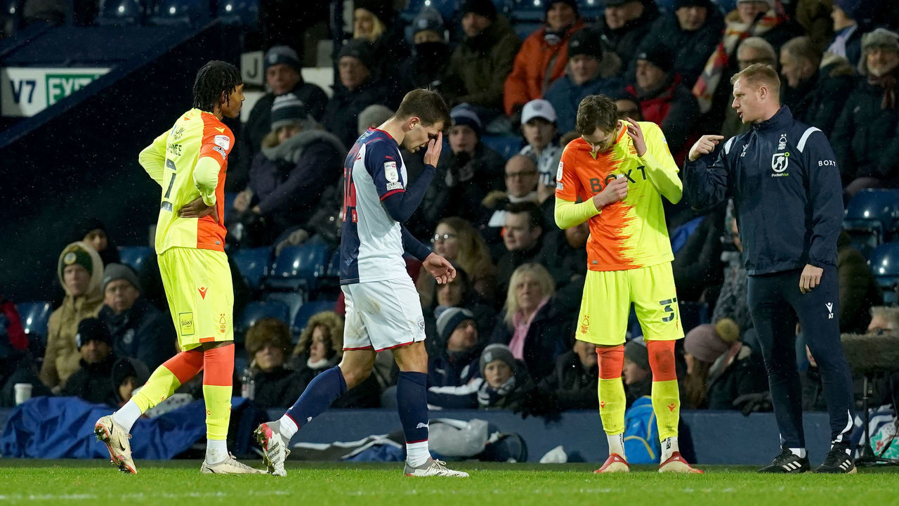 West Bromwich Albion's Jayson Molumby walks off after being shown a red card during the Sky Bet Championship match at The Hawthorns, Birmingham. Picture date: Friday November 26, 2021.