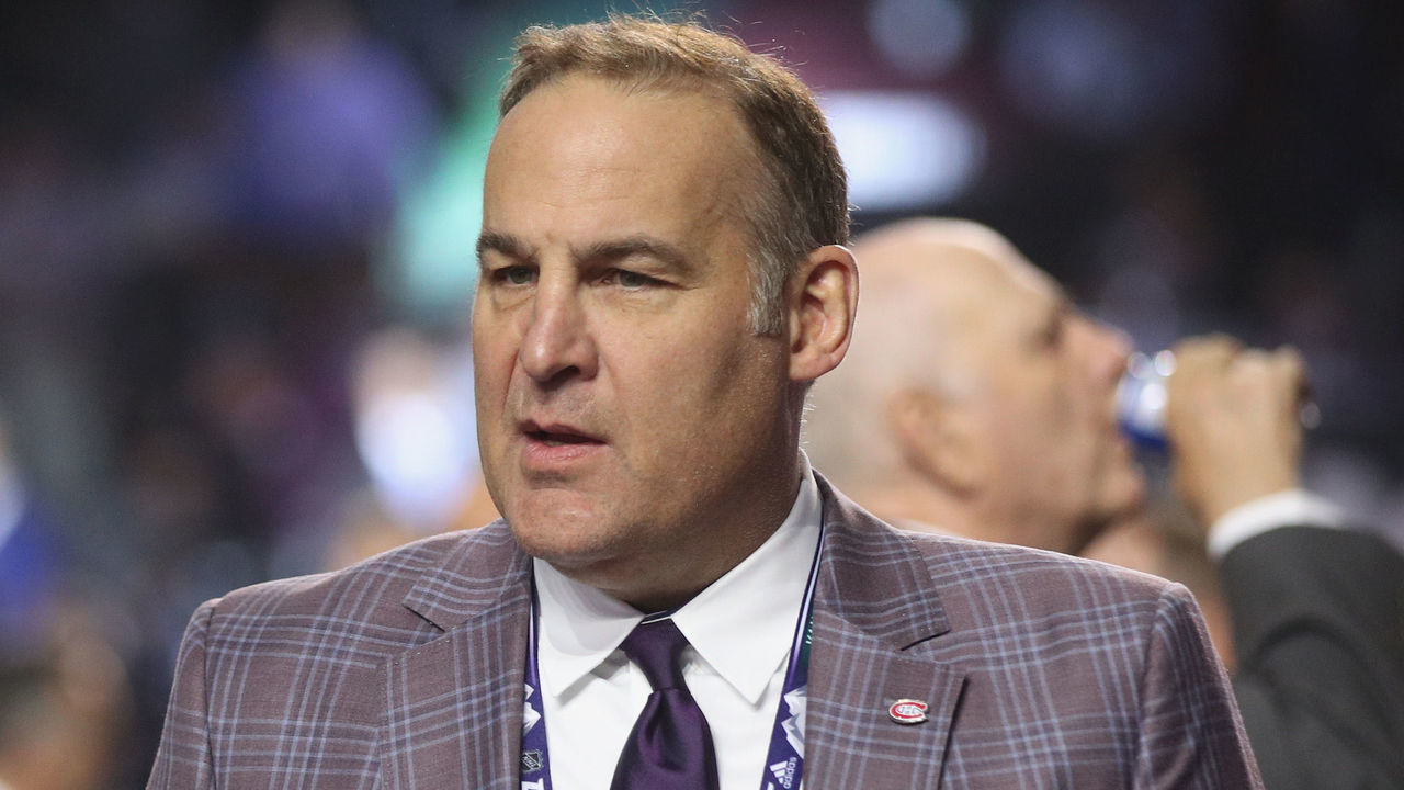 VANCOUVER, BRITISH COLUMBIA - JUNE 21: Scott Mellanby of the Montreal Canadiens attends the 2019 NHL Draft at the Rogers Arena on June 21, 2019 in Vancouver, Canada.