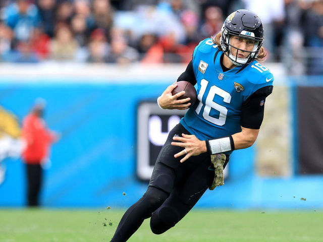 November 14, 2021: Jacksonville Jaguars quarterback Trevor