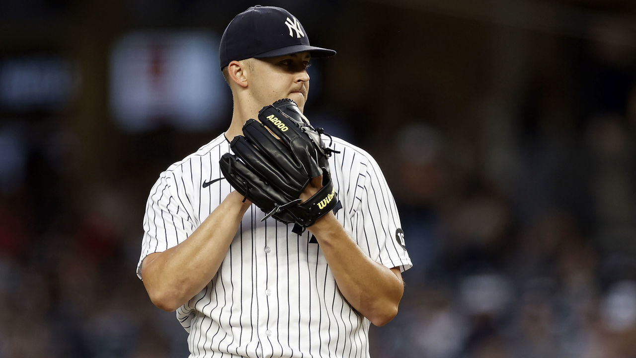 NEW YORK, NY - AUGUST 4: Jameson Taillon #50 of the New York Yankees pitches against the Baltimore Orioles during the third inning at Yankee Stadium on August 4, 2021 in New York City.