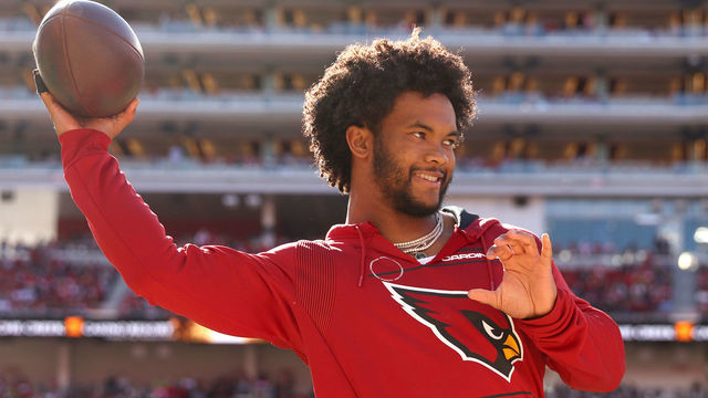 SANTA CLARA, CALIFORNIA - NOVEMBER 07: Kyler Murray #1 of the Arizona Cardinals throws the ball before the game against the San Francisco 49ers at Levi's Stadium on November 07, 2021 in Santa Clara, California.