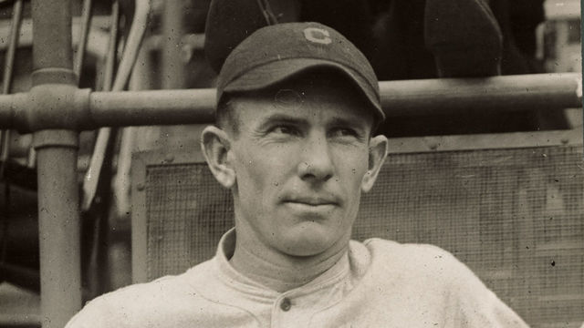 (Original Caption) Jack Graney of the Clevelands' record as a "crack" batter totals up to 1,137 hits and his eye and arm are good for a good many more safe ones.