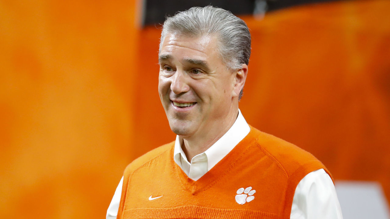 NEW ORLEANS, LA - JANUARY 13: Clemson Tigers AD Dan Radakovich is seen prior to the College Football Playoff National Championship Game between the LSU Tigers and the Clemson Tigers on January 13, 2020 in New Orleans LA.