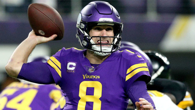 MINNEAPOLIS, MINNESOTA - DECEMBER 09: Kirk Cousins #8 of the Minnesota Vikings throws a pass in the first quarter of the game against the Pittsburgh Steelers at U.S. Bank Stadium on December 09, 2021 in Minneapolis, Minnesota.