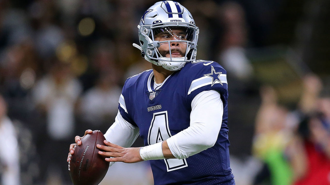 NEW ORLEANS, LOUISIANA - DECEMBER 02: Dak Prescott #4 of the Dallas Cowboys throws the ball during a game against the New Orleans Saints at the the Caesars Superdome on December 02, 2021 in New Orleans, Louisiana.