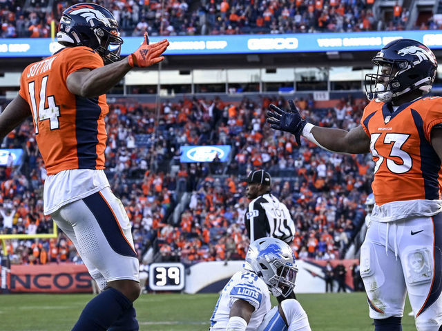 Broncos honor Demaryius Thomas with 38-10 rout of the Lions