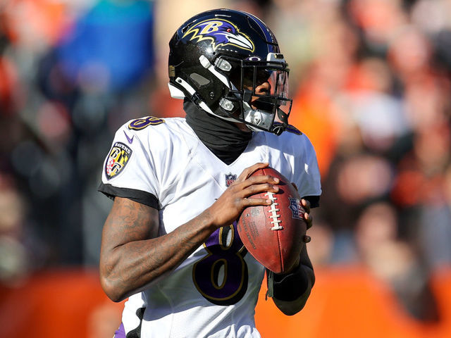 Lamar Jackson misses practice with injured ankle