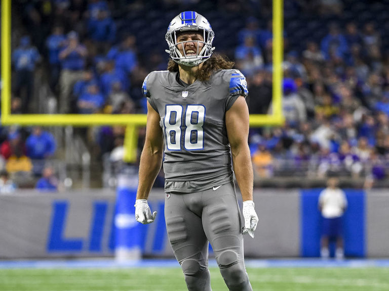 Report: Lions' TJ Hockenson has season-ending thumb surgery