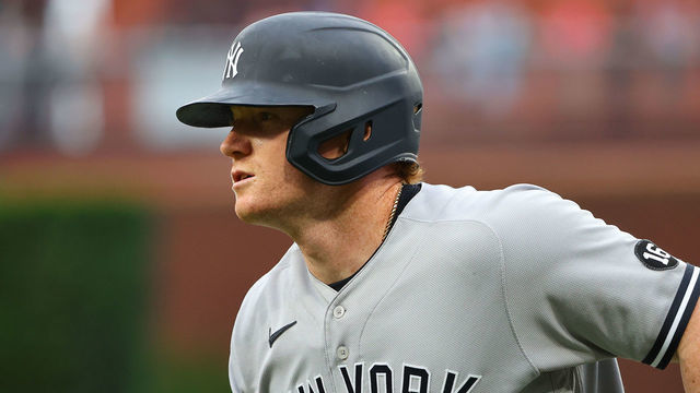 PHILADELPHIA, PA - JUNE 12: New York Yankees left fielder Clint Frazier (77) at bat during the Major League Baseball game between the Philadelphia Phillies and the New York Yankees on June 12, 2021 at Citizens Bank Park in Philadelphia, PA.