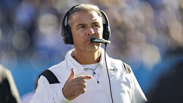 NASHVILLE, TENNESSEE - DECEMBER 12: Head Coach Urban Meyer of the Jacksonville Jaguars on the sidelines during a game against the Tennessee Titans at Nissan Stadium on December 12, 2021 in Nashville, Tennessee. The Titans defeated the Jaguars 20-0.