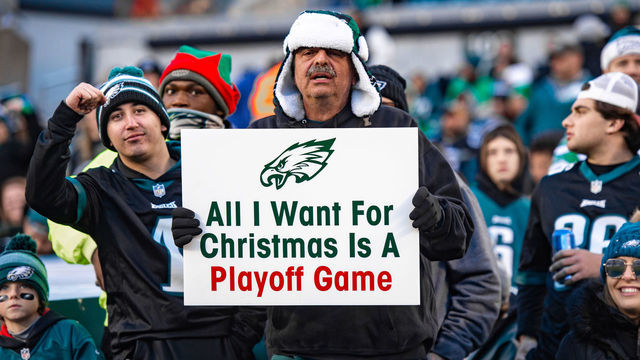 PHILADELPHIA, PA - DECEMBER 26: General view of fans during the second half of the National Football League game between the New York Giants and Philadelphia Eagles on December 26, 2021 at Lincoln Financial Field in Philadelphia, PA