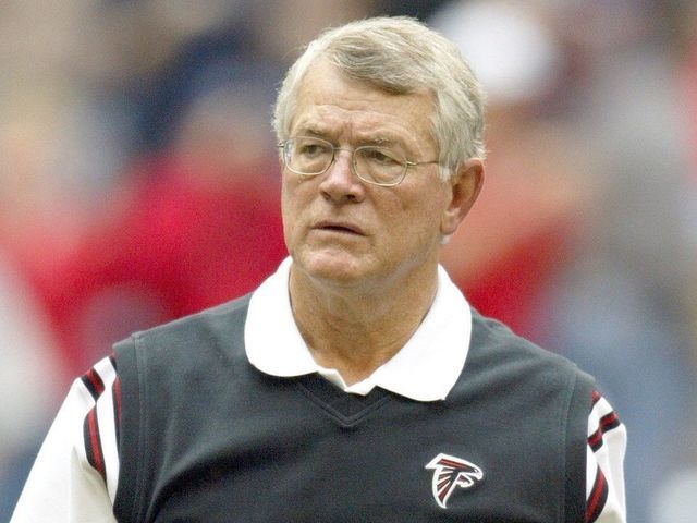 HOUSTON, TX - NOVEMBER 30: Head Coach Dan Reeves of the Atlanta Falcons looks on during a game against the Houston Texans on November 30, 2003 at Reliant Stadium in Houston, Texas.