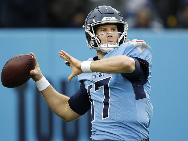 Miami Dolphins quarterback Ryan Tannehill throws a pass during