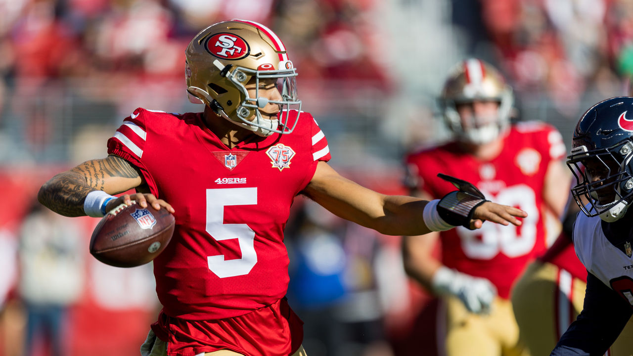 Trey Lance throws 2 TD passes to lead 49ers past Texans 23-7