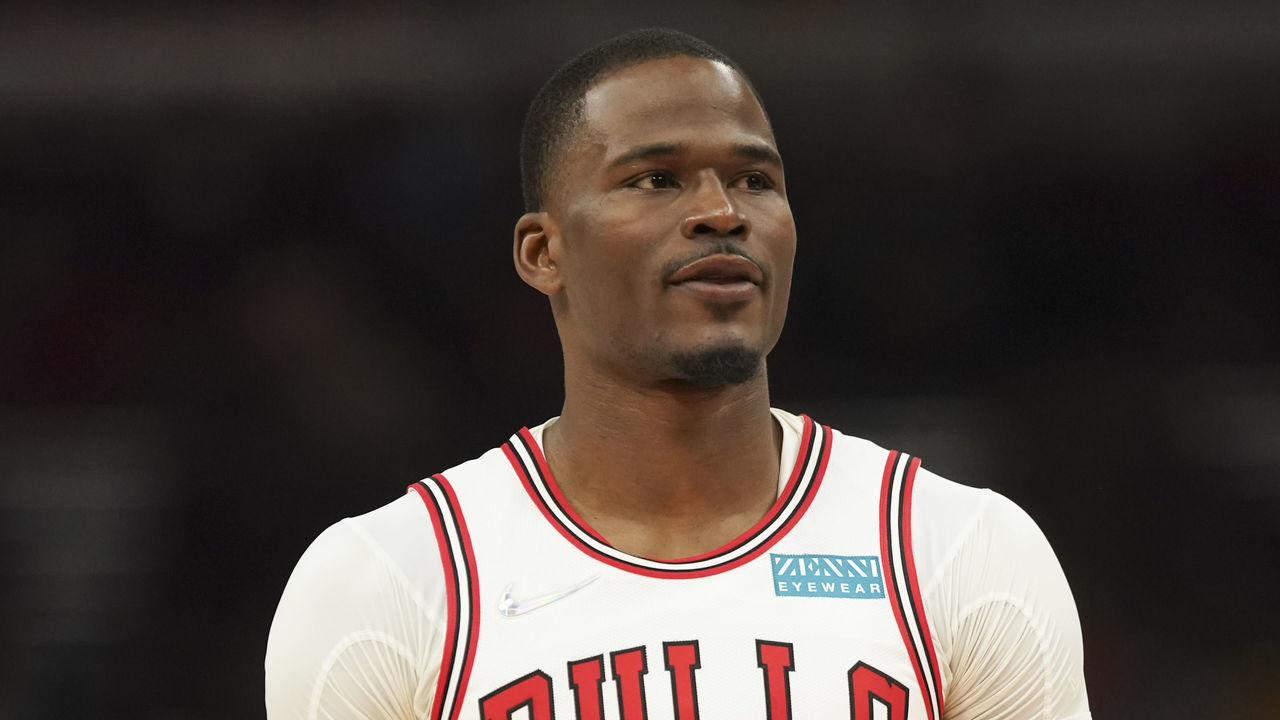 CHICAGO, ILLINOIS - DECEMBER 20: Javonte Green #24 of the Chicago Bulls looks on during the game against the Houston Rockets at the United Center on December 20, 2021 in Chicago, Illinois.