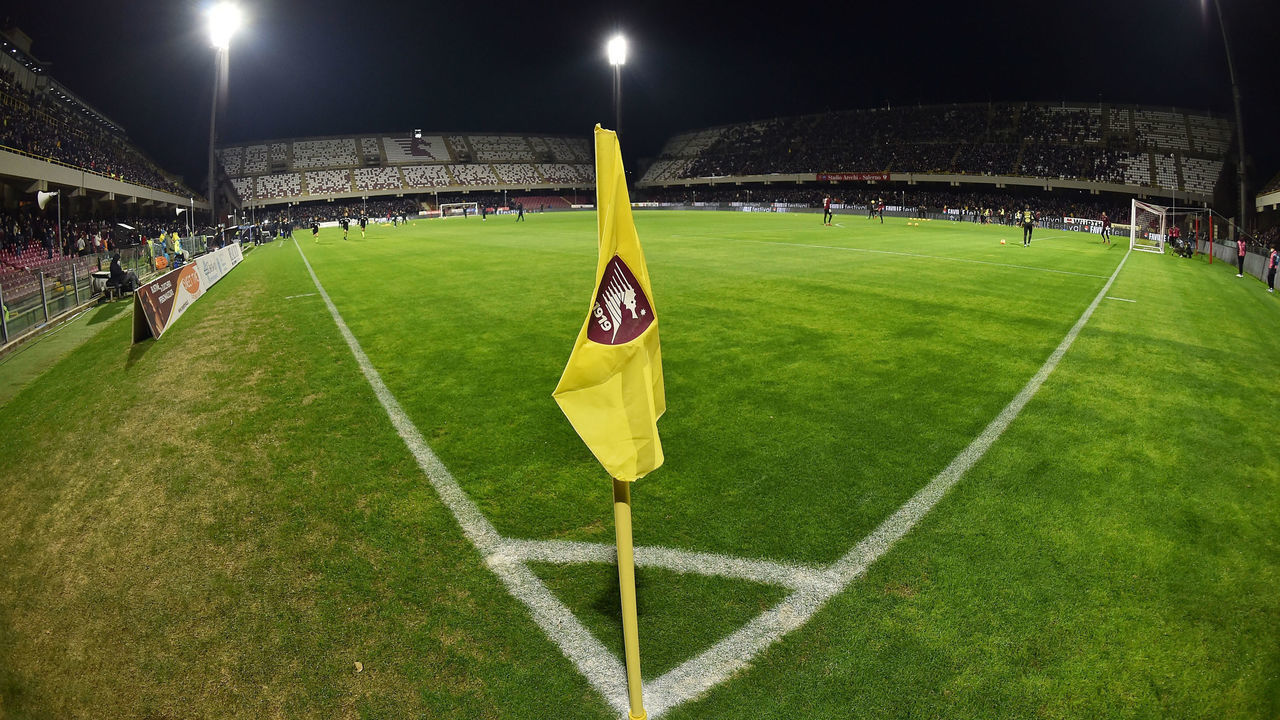 SALERNO, ITALY - DECEMBER 17: A general view of Stadio Arechi prior the Serie A match between US Salernitana and FC Internazionale at Stadio Arechi on December 17, 2021 in Salerno, Italy.