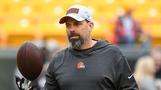 PITTSBURGH, PA - OCTOBER 28, 2018: Offensive coordinator Todd Haley of the Cleveland Browns on the field prior to a game against the Pittsburgh Steelers on October 28, 2018 at Heinz Field in Pittsburgh, Pennsylvania. Pittsburgh won 33-18. (Photo by: 2018 Nick Cammett/Diamond Images/Getty Images)