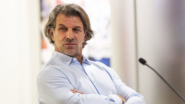 MONTREAL, QC - JULY 23: General manager Marc Bergevin of the Montreal Canadiens attends the first round of the 2021 NHL Entry Draft at Bell Center on July 23, 2021 in Montreal, Quebec, Canada.