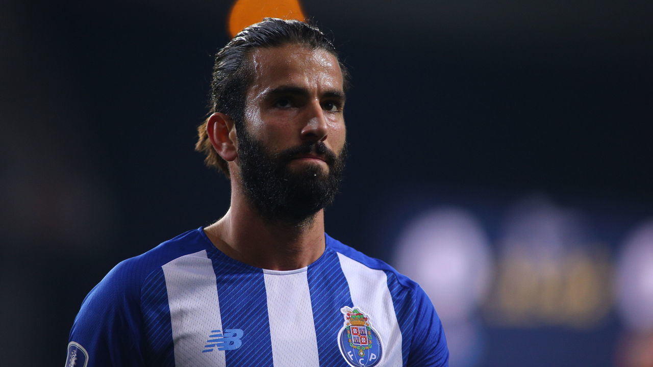 PORTO, PORTUGAL - DECEMBER 15: Sergio Oliveira of FC Porto looks on during the Allianz Cup match between FC Porto and Rio Ave FC at Estadio do Dragao on December 15, 2021 in Porto, Portugal.
