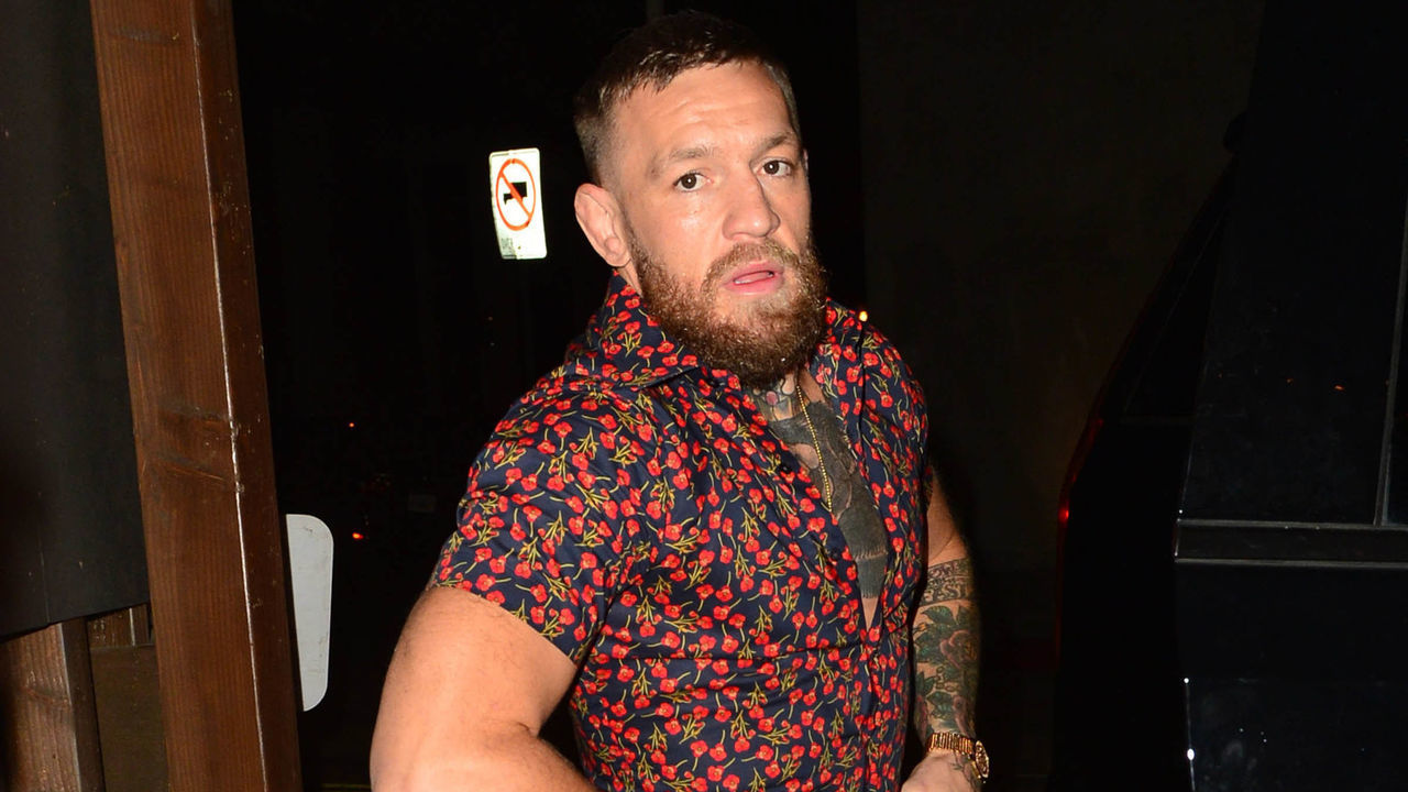 LOS ANGELES, CA - AUGUST 05: Conor McGregor is seen on August 5, 2021 in Los Angeles, California.