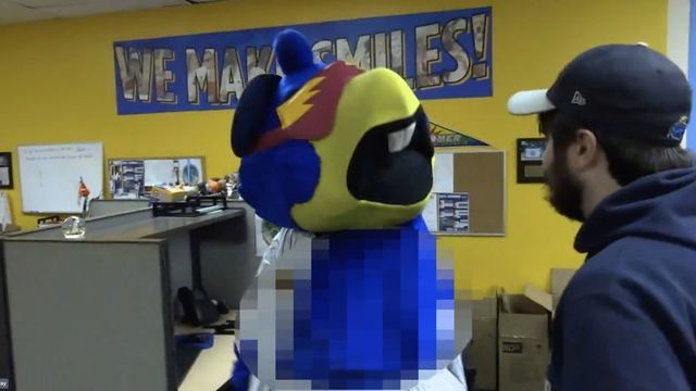 Minor-league mascots letting it all hang out during MLB lockout