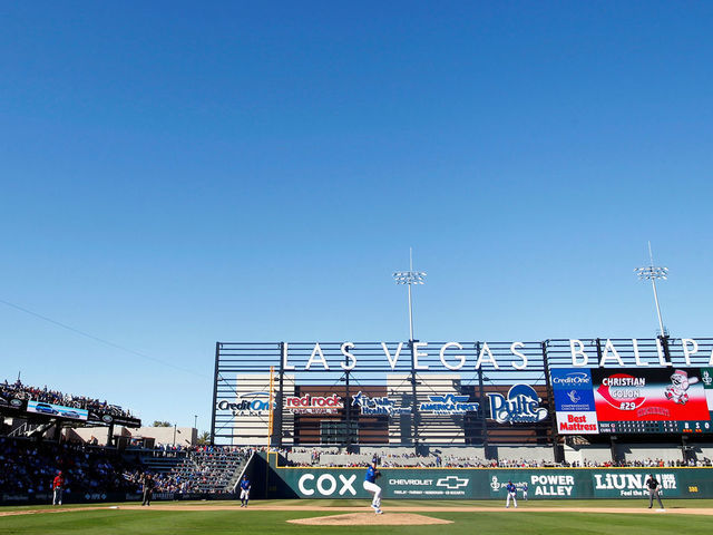 LAS VEGAS, NV - MARCH 08: General view of the field during Big League Weekend featuring the Chicago Cubs and Cincinnati Reds on March 8, 2020 at Las Vegas Ballpark in Las Vegas, Nevada.