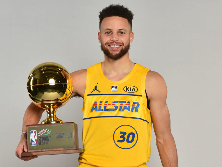 Stephen Curry upstaged in NBA All-Star 3-point contest