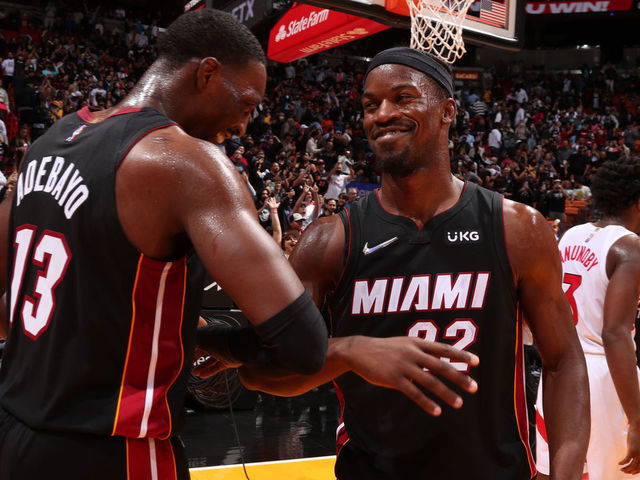 Butler gets triple-double, Adebayo returns as Heat hold off Raptors |  theScore.com