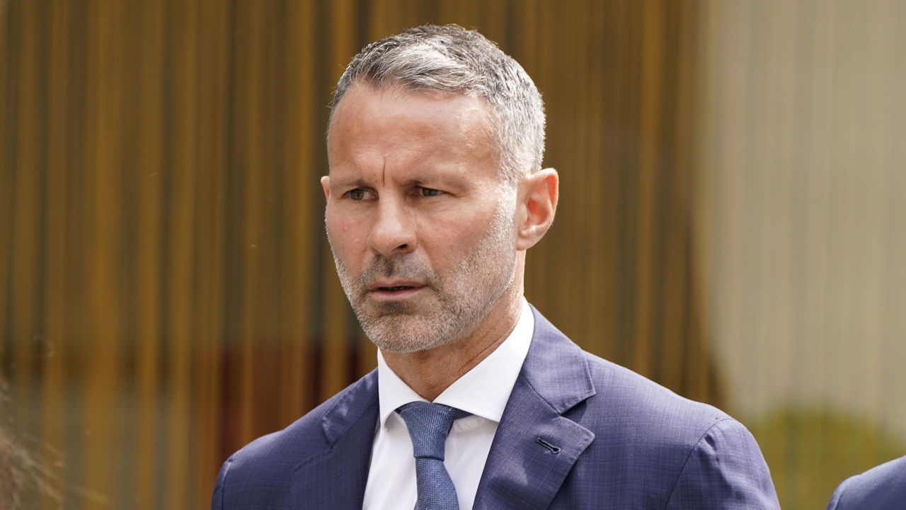 Former Manchester United footballer Ryan Giggs arrives at Manchester Crown Court where he is charged with assaulting two women and controlling or coercive behaviour. Picture date: Friday July 23, 2021.