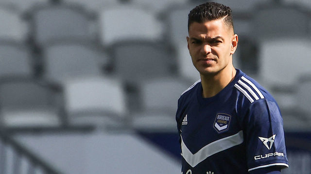 Ben Bordeaux's French forward Hatem Ben Arfa looks over during the French L1 football match between Girondins de Bordeaux and Monaco at the Matmut-Atlantique stadium in Bordeaux, southwestern France on April 18, 2021.