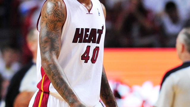 Haslem to trash-talking fan: 'Don't be disrespectful'