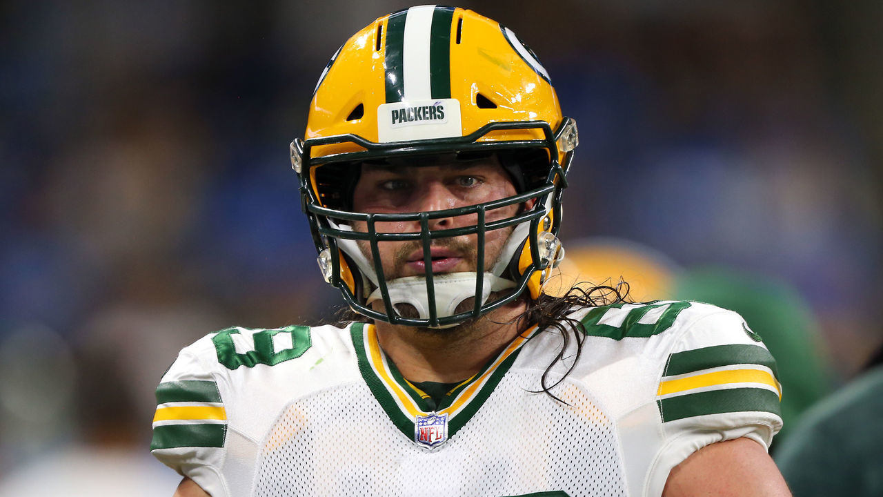 Green Bay Packers offensive tackle David Bakhtiari (69) is seen during the first half of an NFL football game against the Detroit Lions in Detroit, Michigan USA, on Sunday, January 9, 2022.