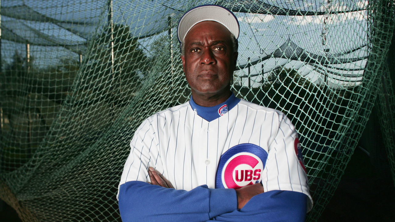 MESA, AZ - FEBRUARY 25: Gene Clines #2 of the Chicago Cubs poses during Spring Training Photo Day at Fitch Park on February 25, 2005 in Mesa, Arizona.