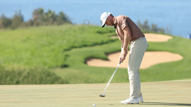 LAHAINA, HAWAII - JANUARY 09: Daniel Berger of the United States putts on the 13th green during the final round of the Sentry Tournament of Champions at the Plantation Course at Kapalua Golf Club on January 09, 2022 in Lahaina, Hawaii.