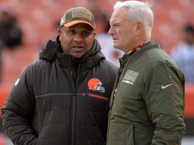 Cleveland Browns owner Jimmy Haslam: Hue Jackson never paid to lose