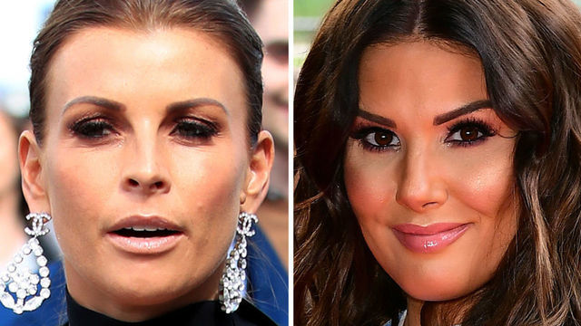 File photos of Coleen Rooney (left) who has accused Rebekah Vardy (right) of selling stories from her private Instagram account to the tabloids.